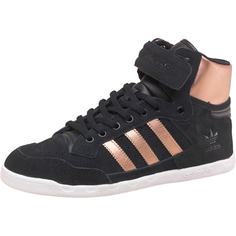 black adidas high tops women.